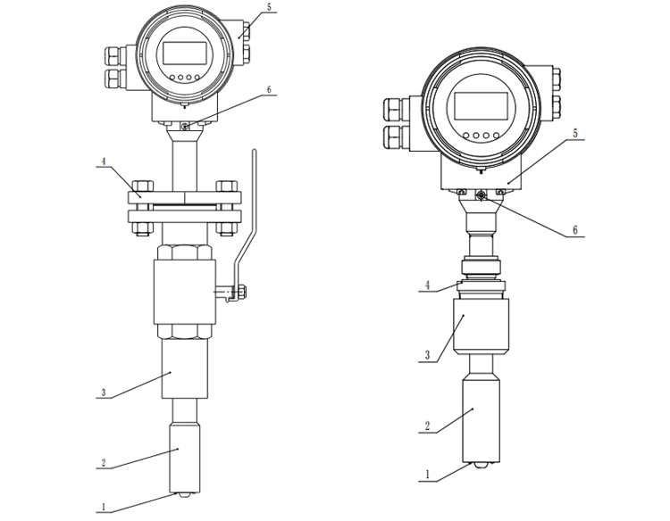 插入式電磁流量計結構組成
